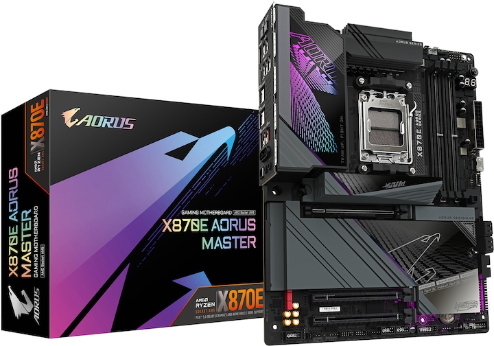 Produktbild Gigabyte X870E AORUS MASTER (AM5, AMD X870E, ATX)