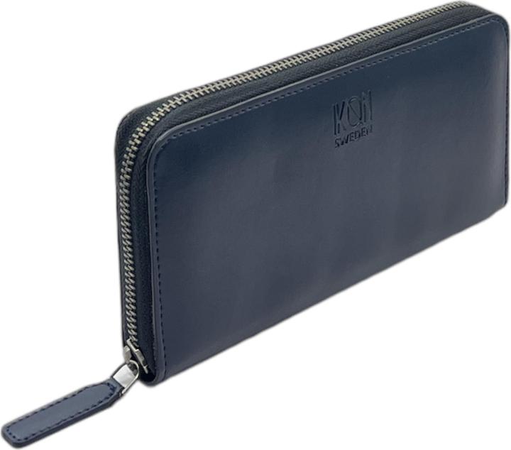 Ikon Sweden Kivik Apfel-Leder Reissverschluss-Portemonnaie gross