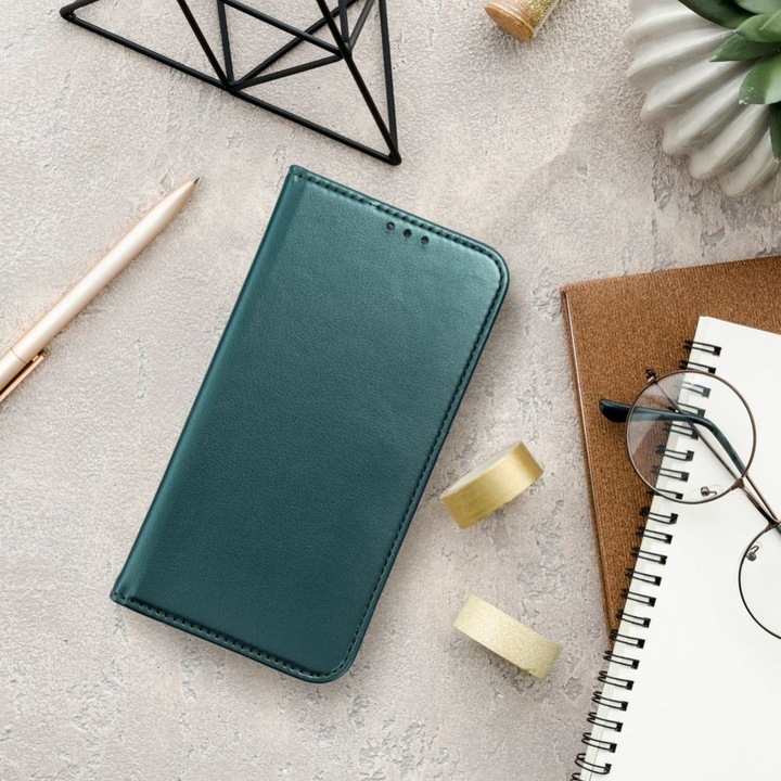 Produktbild OEM Book case SMART MAGNETO Book case for SAMSUNG S24 Ultra dark green (Samsung Galaxy S24 Ultra)