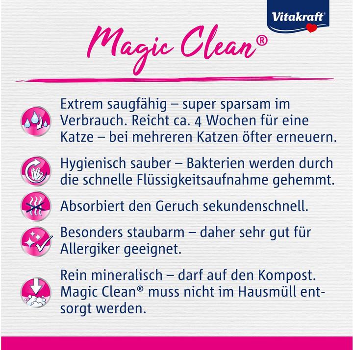 Produktbild Vitakraft Magic Clean (Nicht klumpend, 2.20 kg)