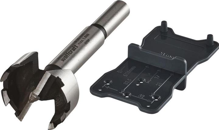 Produktbild wolfcraft 1 Forstnerbohrer-Set 2-tlg. ø35mm (35 mm)
