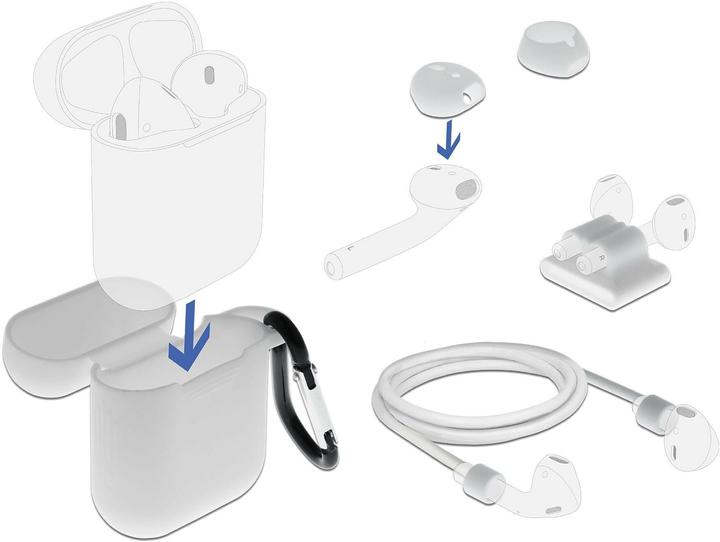 Produktbild Delock Zubehörkit für kabellose Kopfhörer (Kopfhörer Tasche)
