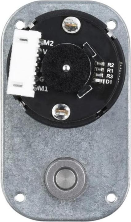 Actual product image WaveShare L-Shaped 240RPM 4Kg*cm 12V DC Motor with Metal Gearbox and Encoder