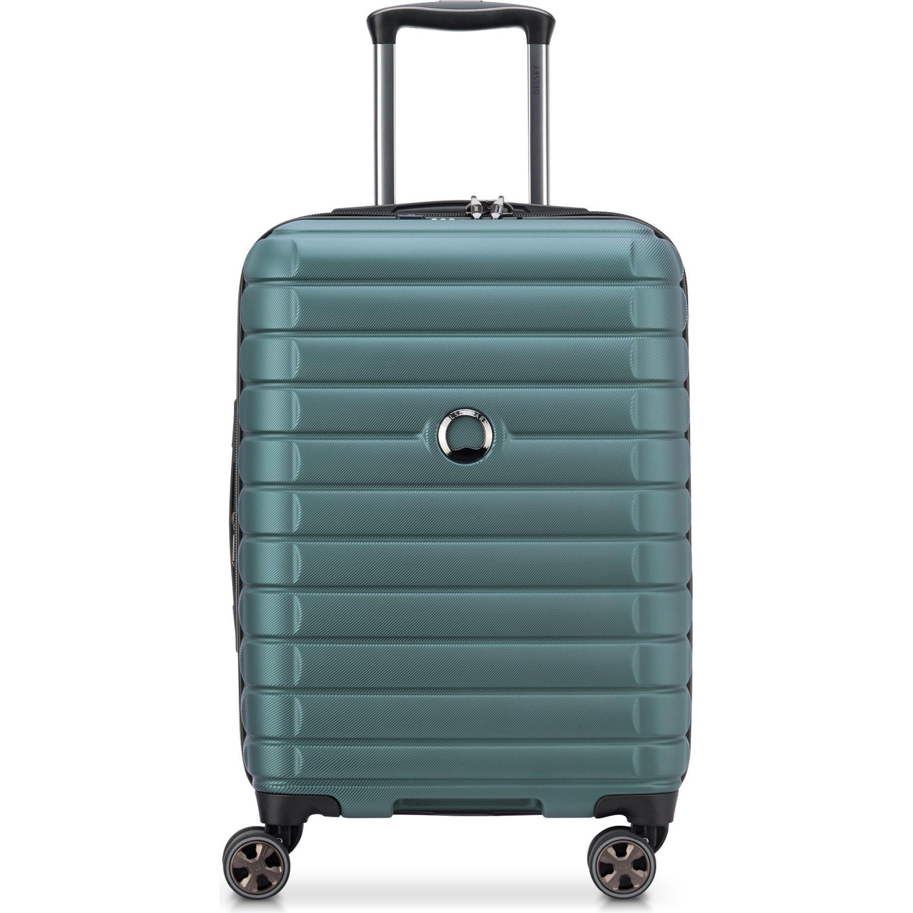 Delsey Verde Valigia, Shadow 5.0 Carrello Cabina A 4 Ruote 55 Cm, (40 L)