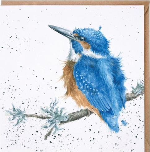 Wrendale Design Karte - Eisvogel KING OF THE RIVER Wrendale Designs (1 pcs.)