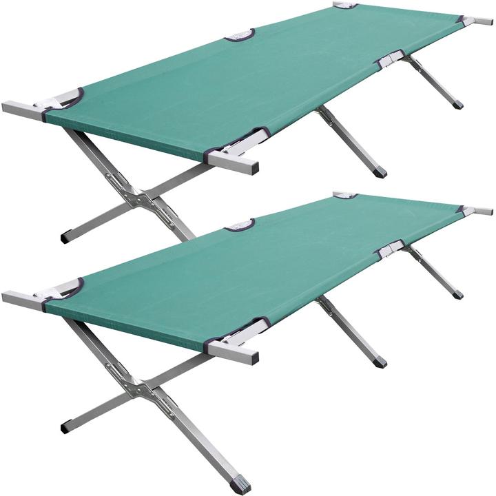 Produktbild Westerholt 2er-Set Feldbett klappbar, blau