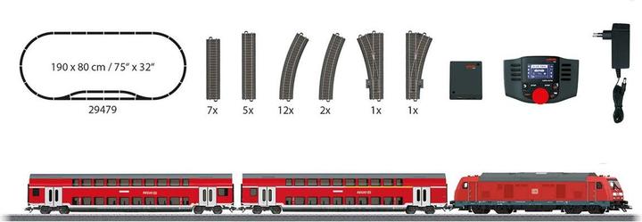 Immagine prodotto Märklin 29479 H0 Reg set di avvio digitale (Traccia H0)