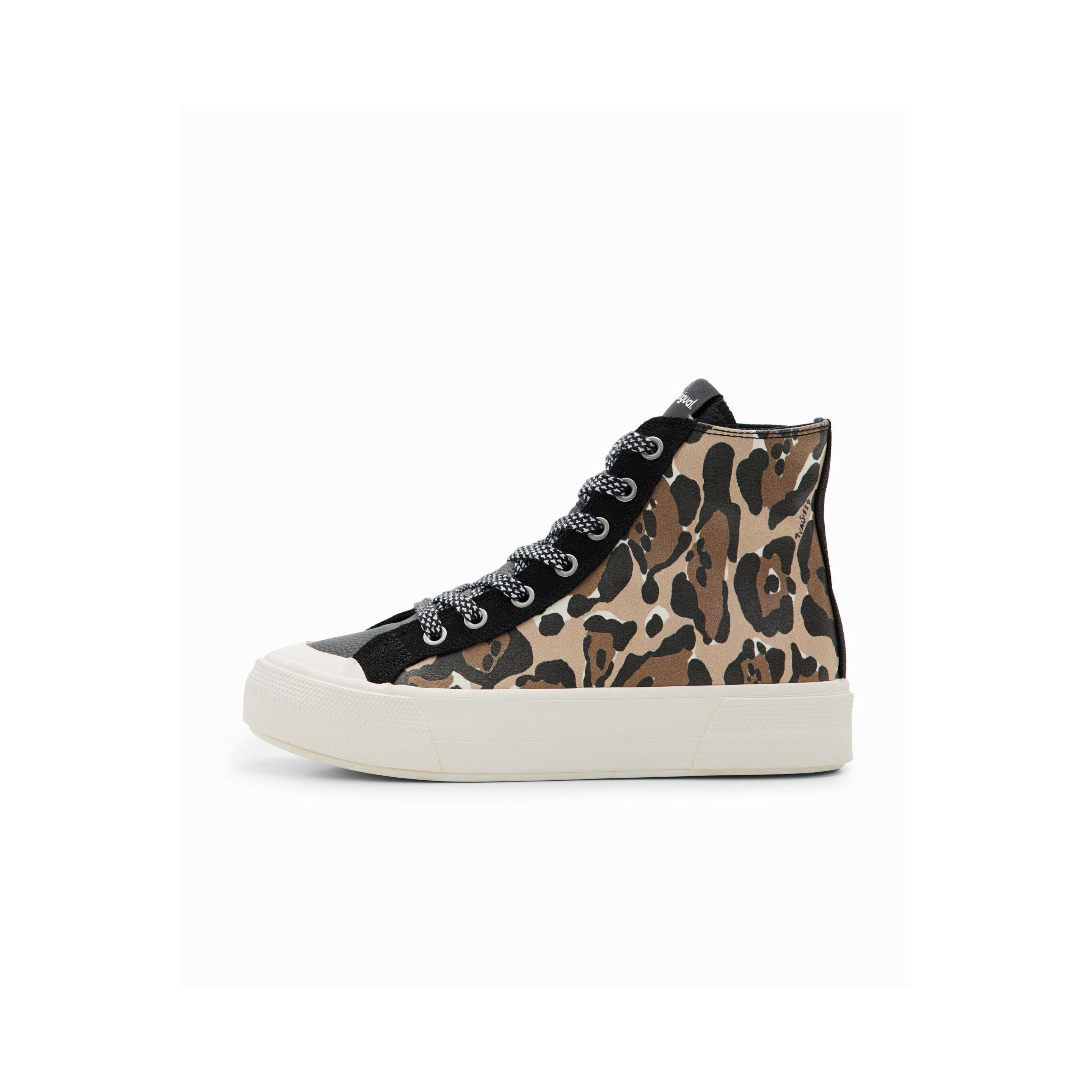 Desigual, Damen, Sneaker, sneakers für damen crush animal mix, Mehrfarbig, (37)