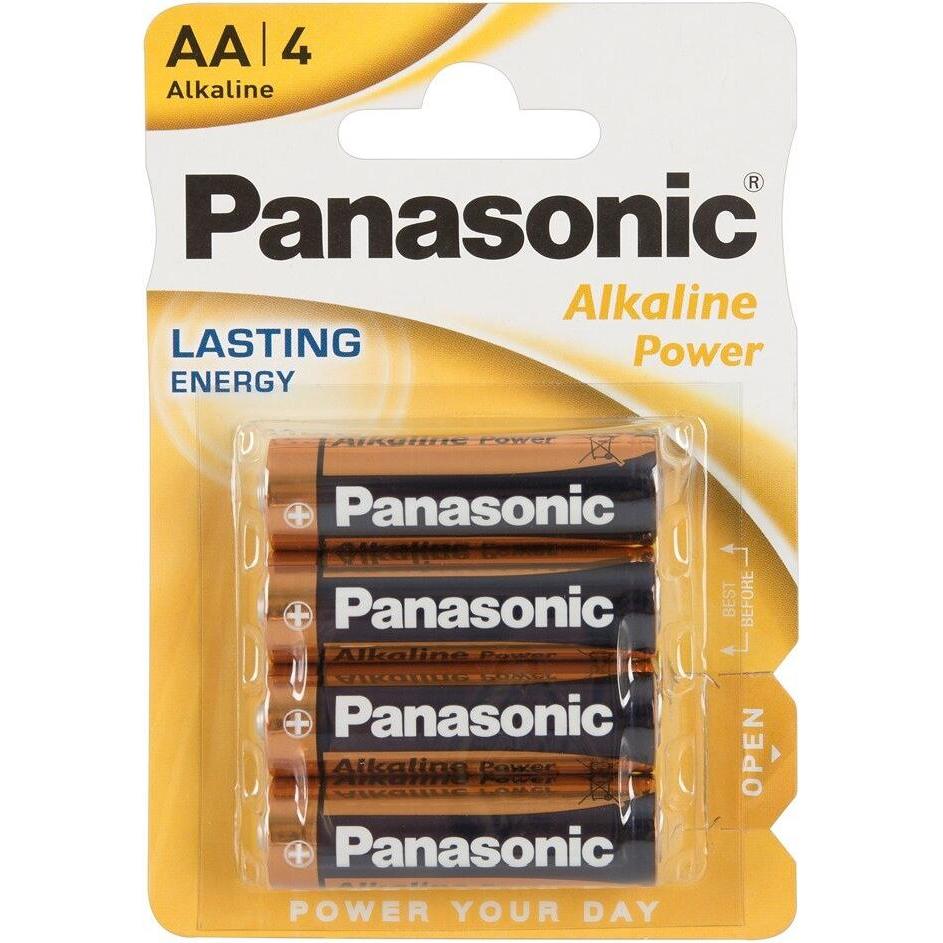Panasonic Batterie AA 12x4er (1 Stk., AA), Batterien + Akkus