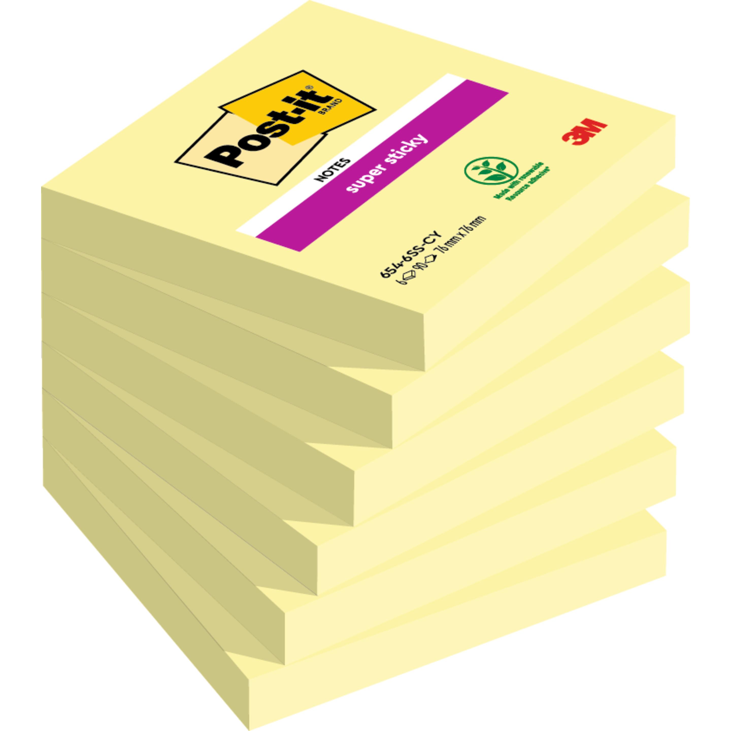 Post-it, Post-it, Super Sticky (76 x 76 mm)