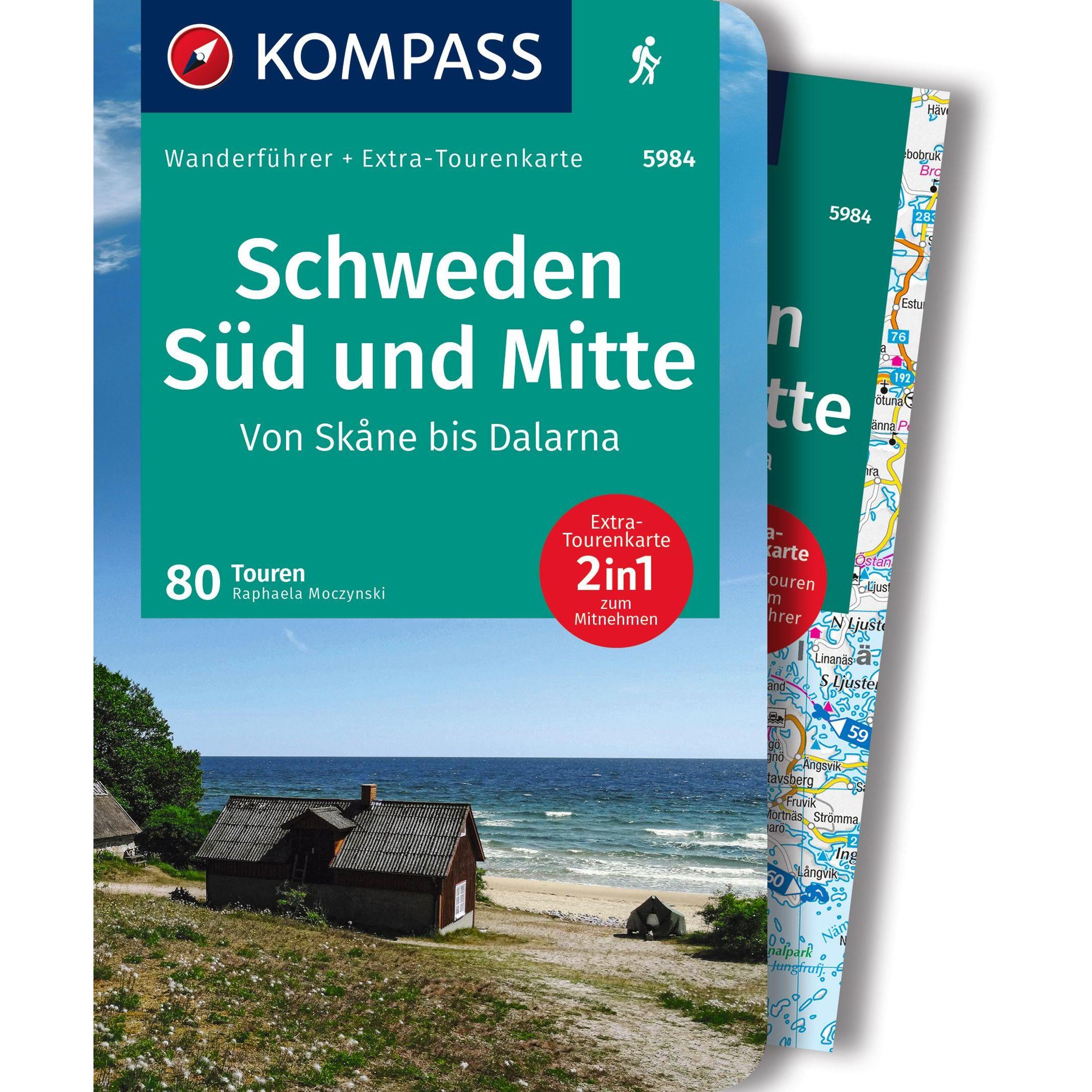 Wanderführer 5984 Schweden Süd und Mitte, Von Skåne bis Dalarna, 80 Touren, Ratgeber von Raphalea Moczynski