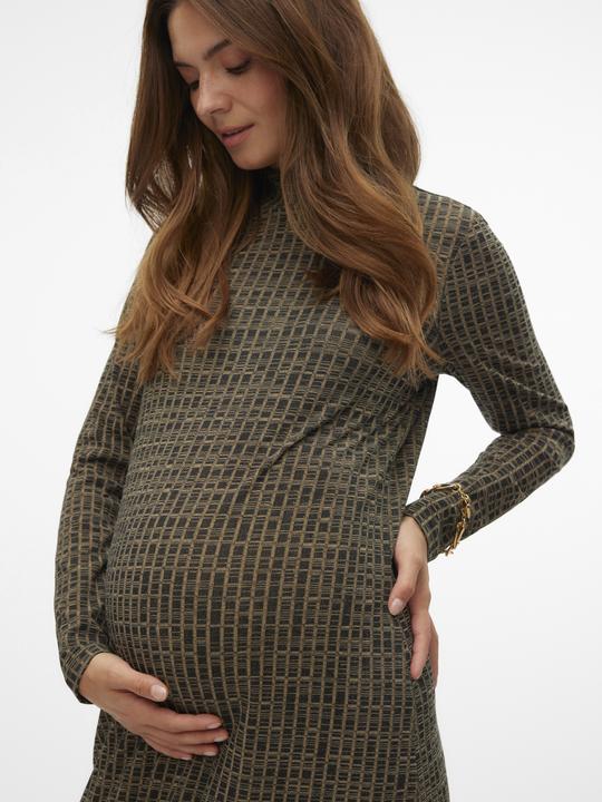 Actual product image Mamalicious Regular fit high neck midi dress dress (L)