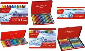 Image du produit Caran d'Ache Neocolor II Aquarelle Metallschachtel (Multicolore, 15 x)