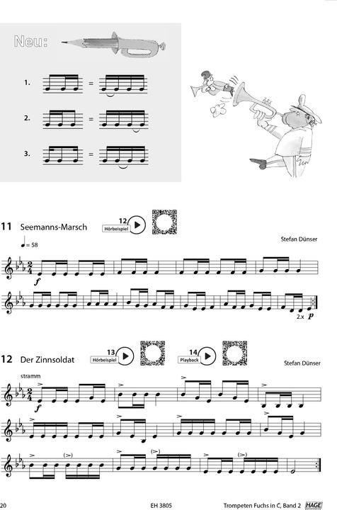 Nährwerte und Zutaten Trometen Fuchs 2, Ausgabe in C für Posaunenchor (Deutsch, Stefan Dnser, 2010)