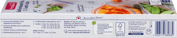 Produktbild dm Profissimo Gefrierbeutel-Trio (20 x)