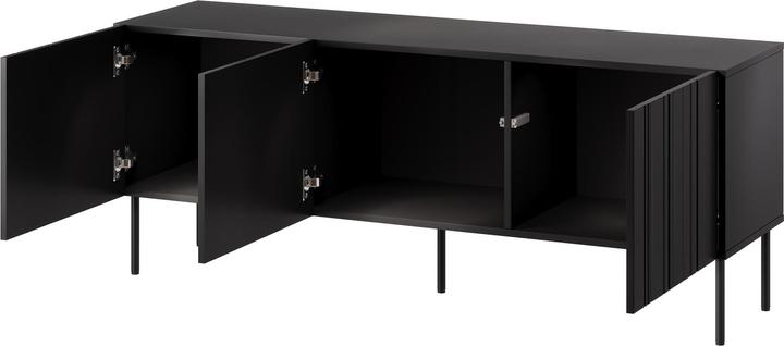 Image du produit Cama RTV Schrank ISLA 150.5x40x60 schwarz matt (150.50 x 40 x 60 cm)