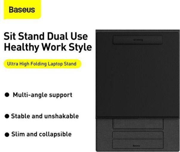 Actual product image Baseus Ultra High Folding Laptop Stand