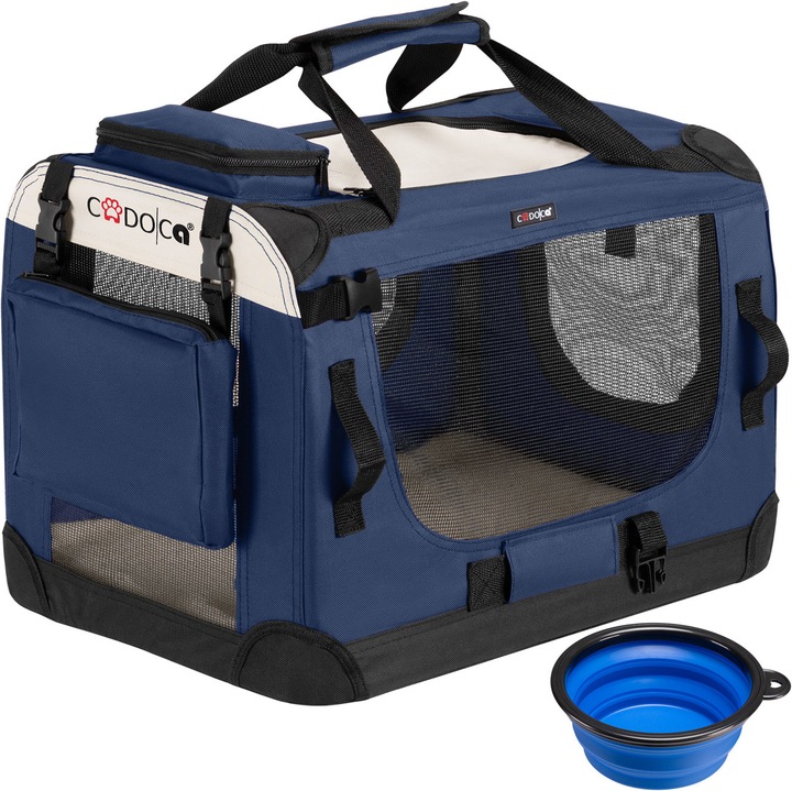Cadoca Caisse de transport pour chiens (Chien, Lavable, Pliable)