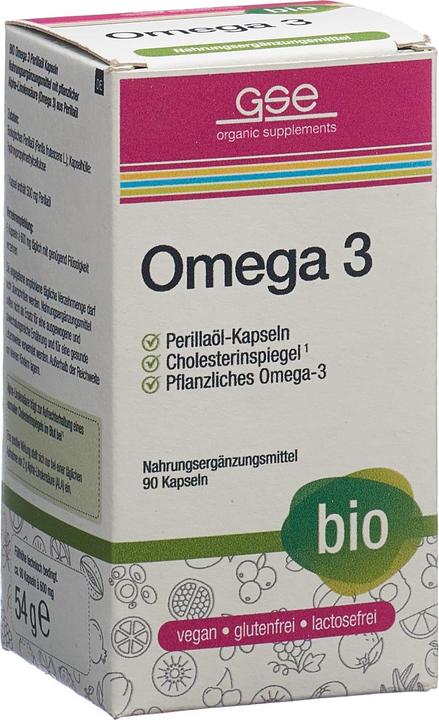 GSE Omega 3 Perilla Oil Organic Caps (90 Piece, Capsules, 192 g)