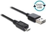 Produktbild Good Connections Anschlusskabel USB 2.0 EASY Stecker A an micro Stecker B, schwarz, 1m, ® (1 m, USB 2.0)