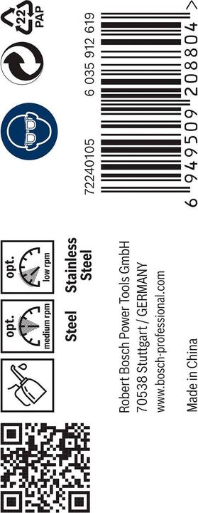 Produktbild Bosch Professional Zubehör PRO Stainless Steel HSS-Co Spiralbohrer, 6,2 x 63 x 101 mm (6.2 mm)