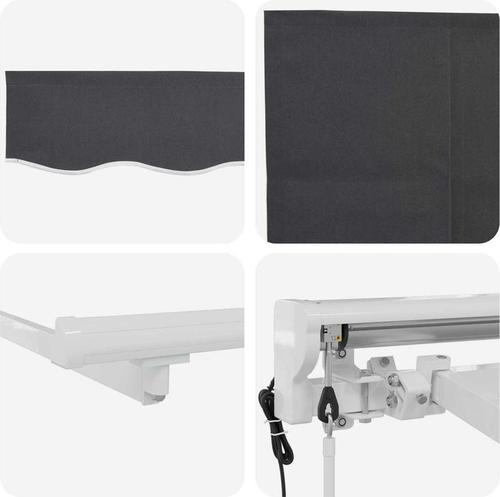 Produktbild vidaXL Elektrische ausziehbare Markise (2.50 m)