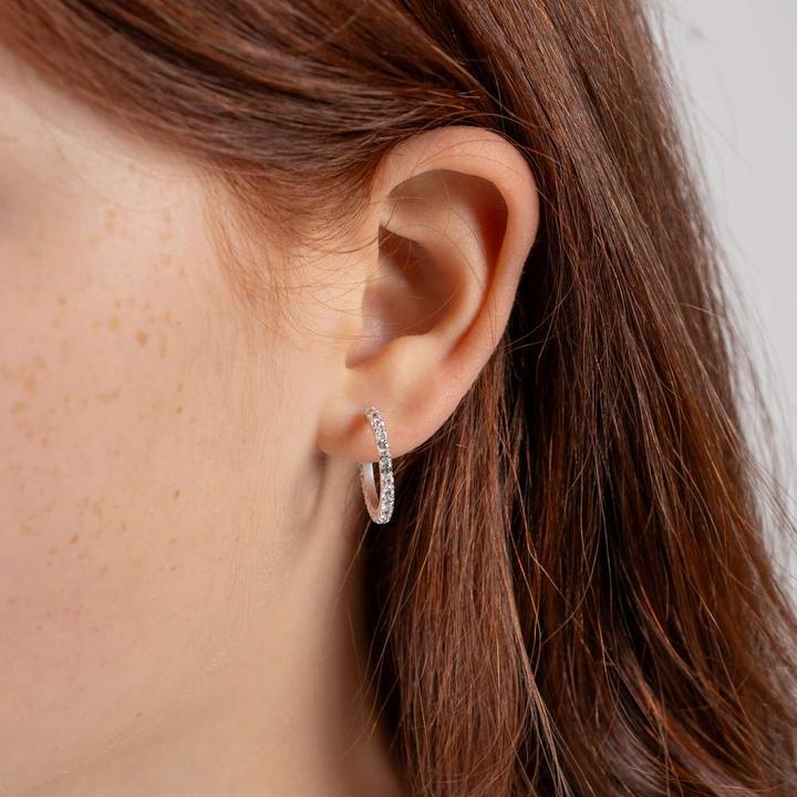 Actual product image Bijouteria Ear studs (Crystal, Silver 925)