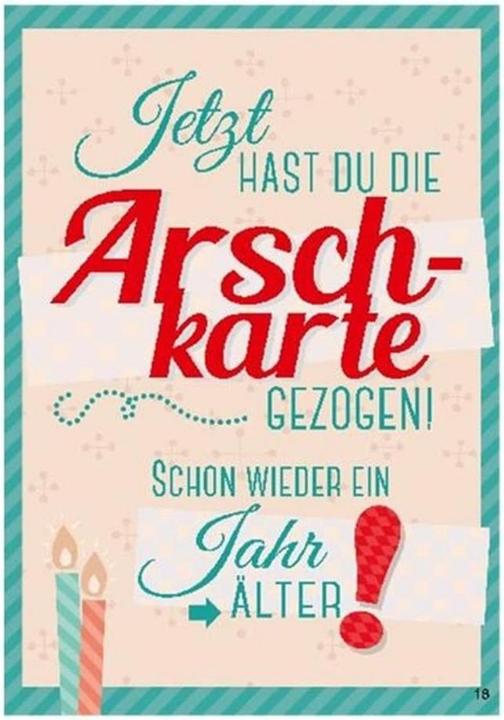 Energie-Label Depesche Musikkarte Jetzt hast du die Arschkarte gezogen (1 Stk.)