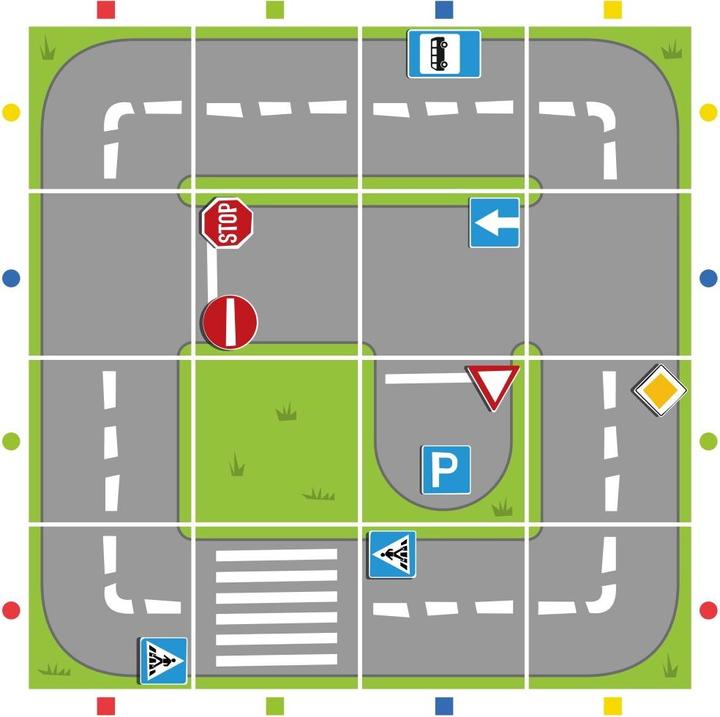 Tinkerbots My first Robot - Verkehrs-Spielmatte und Karten