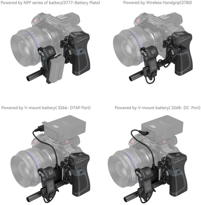 Actual product image SmallRig MagicFIZ Wireless Handgrip Kit (Follow Focus)