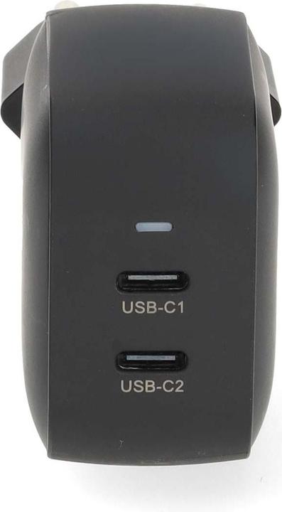 Actual product image Nedis Netzladegerät | 35 W | GaN | PD3.0 | Schnellladefunktion | 1.75 / 2.33 / 2.92 / 3.0 A | Anzahl (35 W, 2 ports)