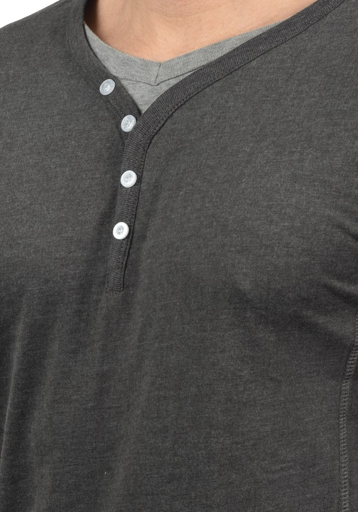 Immagine prodotto Solid Doriano Maglia Maglie A Maniche Lunghe Da Uomo Con Collo Grandad (S)