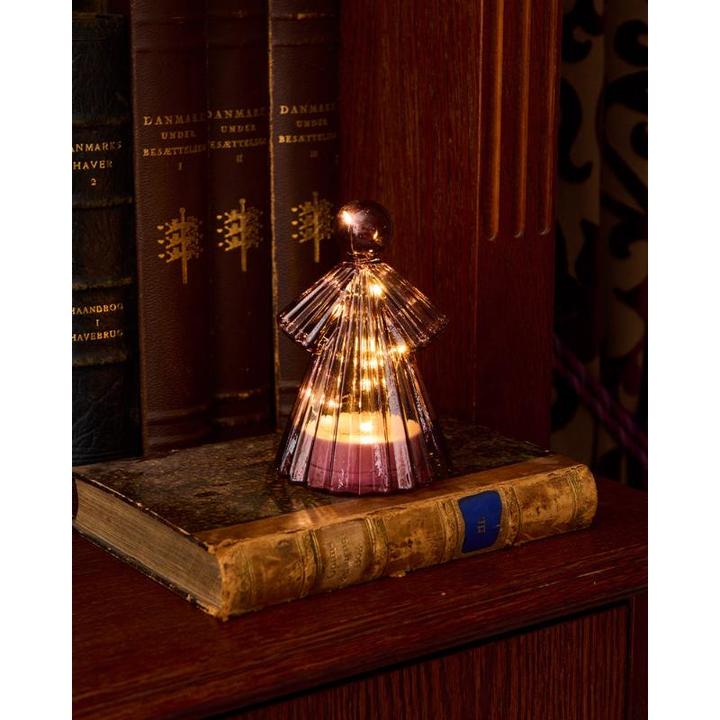 Actual product image Sirius Table decoration Angel Albert, Ø 9.5 x H 15 cm, Bordeaux