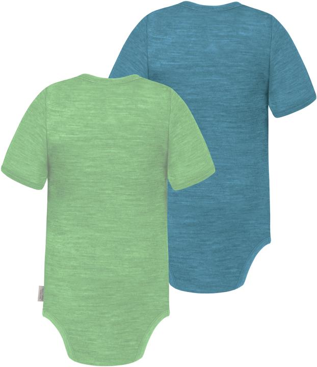 Produktbild Normani 2er Set Baby Merino Body Kurzarm „Tauranga" - 9293 (86)