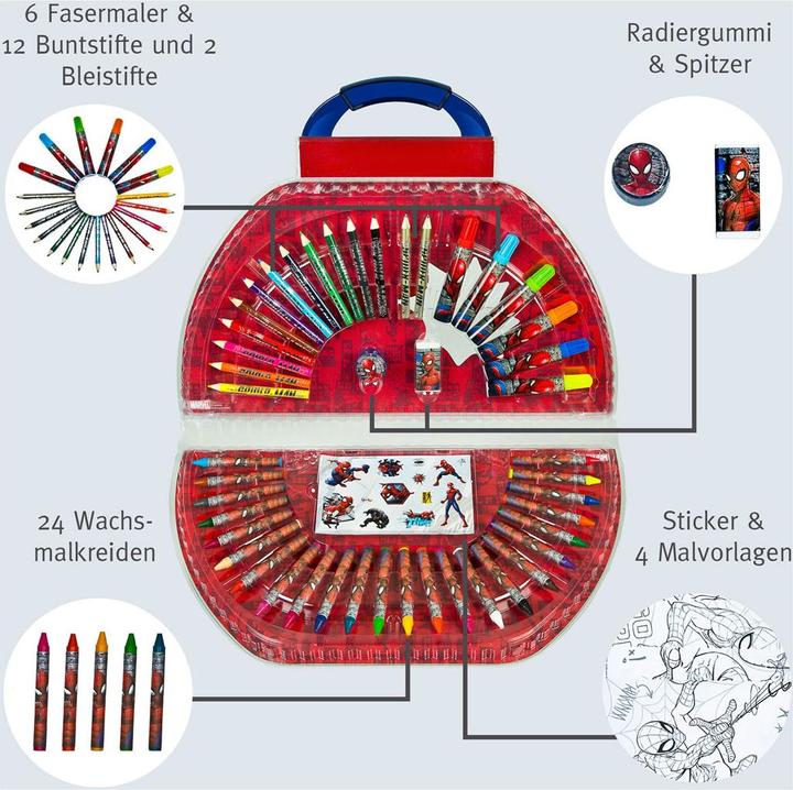 Produktbild Spiderman Kunstkoffer zum Mitnehmen