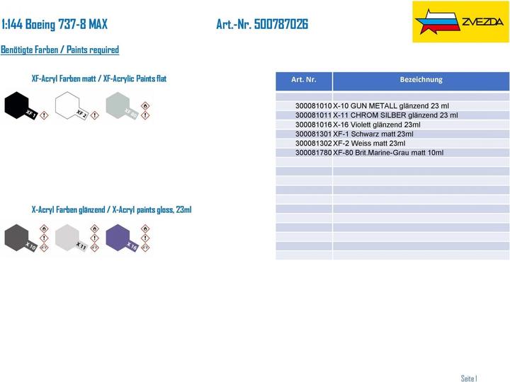 Image du produit 1:144 Boeing 737-8 MAX