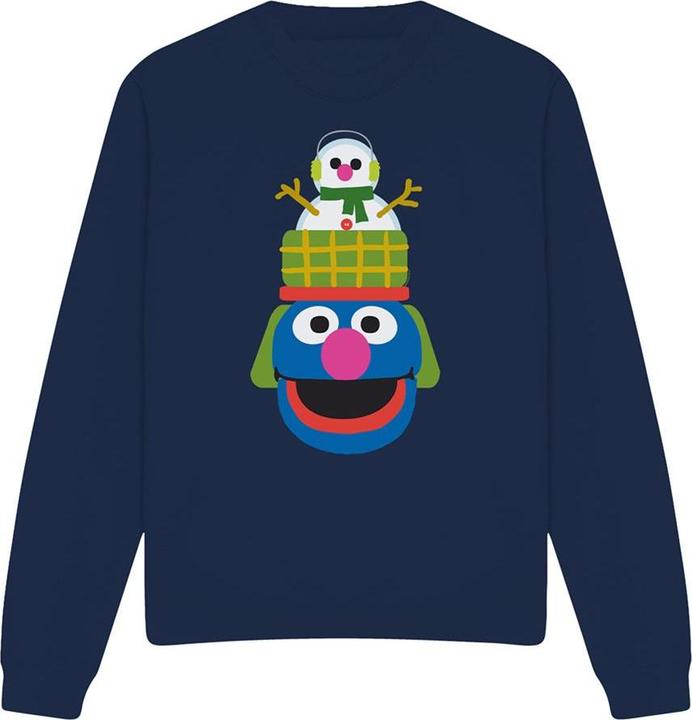 Image du produit - Sweat Noël motif Grover style Casse-Noisette - Adulte (L)