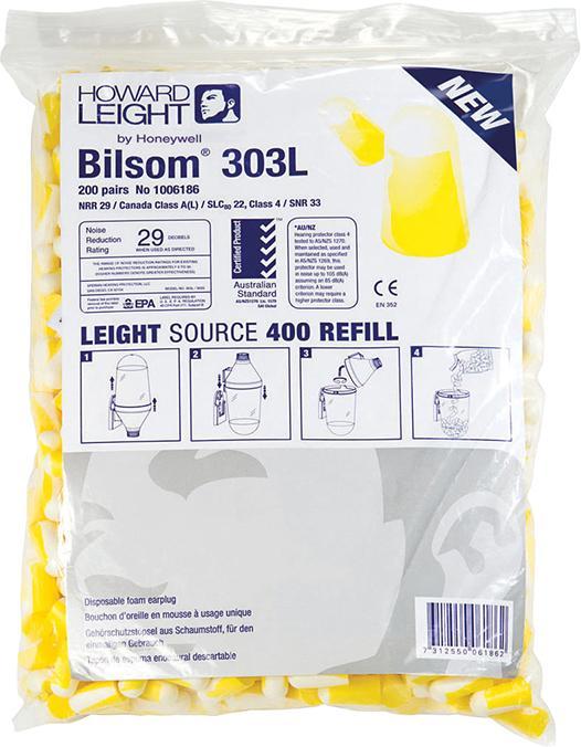 Produktbild Bilsom Gehörschutzstöpsel Nachfüllpac (200 x)