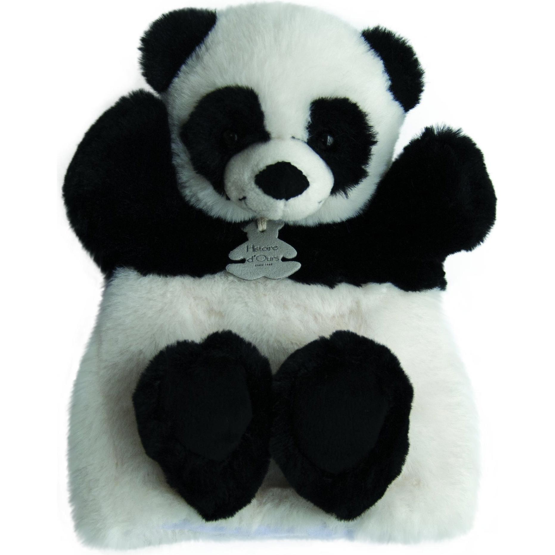 Doudou et Compagnie Handpuppe Soft Panda