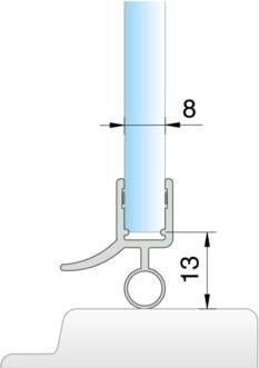Actual product image Pauli+Sohn Shower door seals