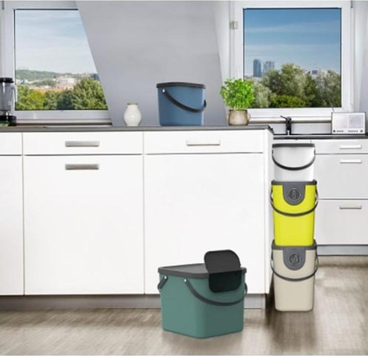 Produktbild Rotho Mülltonne Albula 40L grün (40 l)