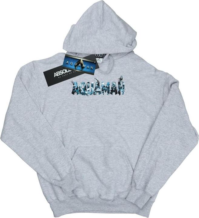 Image du produit - Sweat à capuche AQUAMAN TEXT LOGO - Femme (XL)