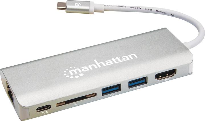 Produktbild Manhattan SuperSpeed USB-C Multiport (Docking Port, 5 Ports)