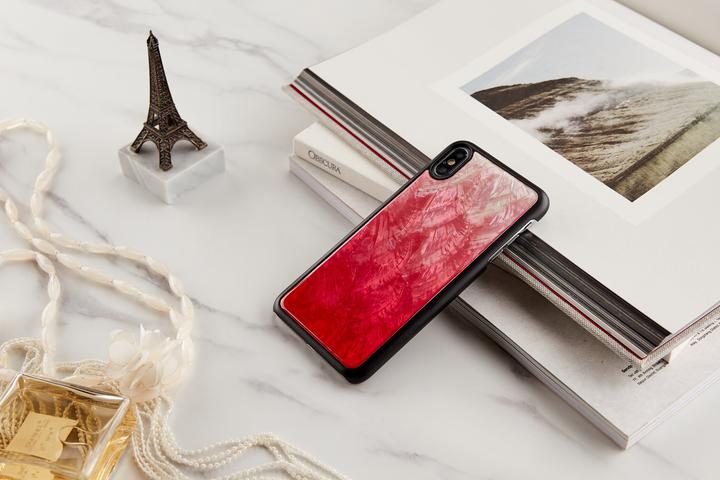 Actual product image Ikins SmartPhone case iPhone XS Max pink lake black (Apple iPhone XS Max)