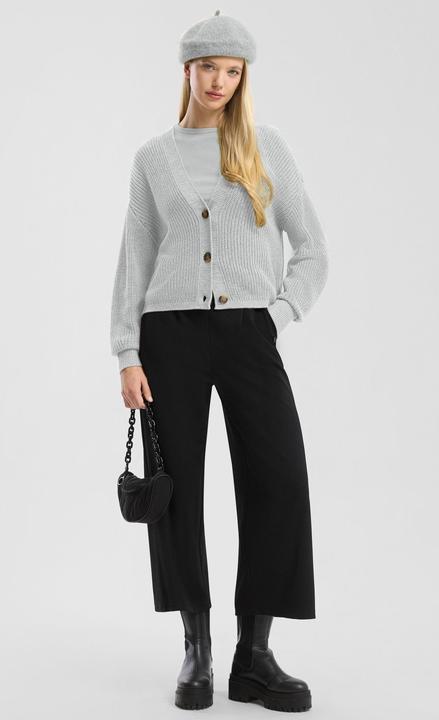 Produktbild s.Oliver Strickjacke Melierte Strickjacke aus Baumwollmix (M)