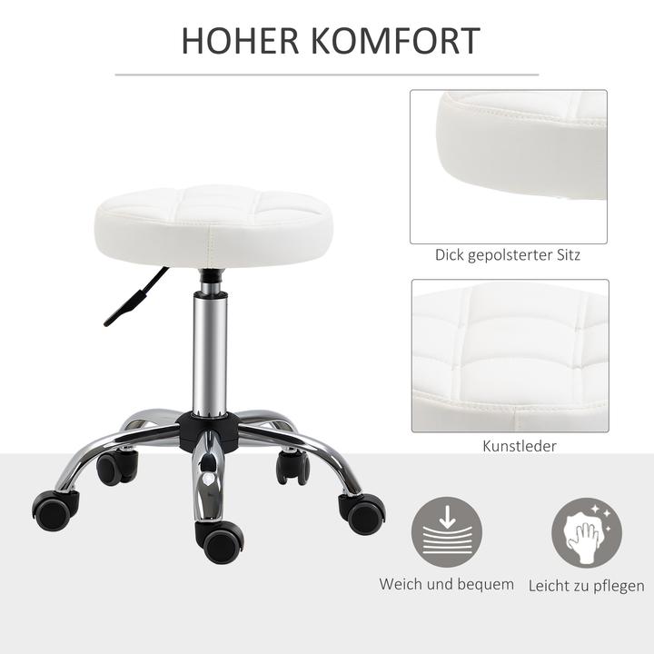 Actual product image Homcom Roller stool set of 2