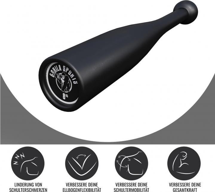 Image du produit Gorilla Sports Indian Clubbells (1 x 8 kg)