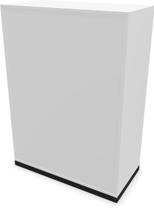 Actual product image Narbutas Choice sliding door cabinet (80 x 40 x 111.5 cm)