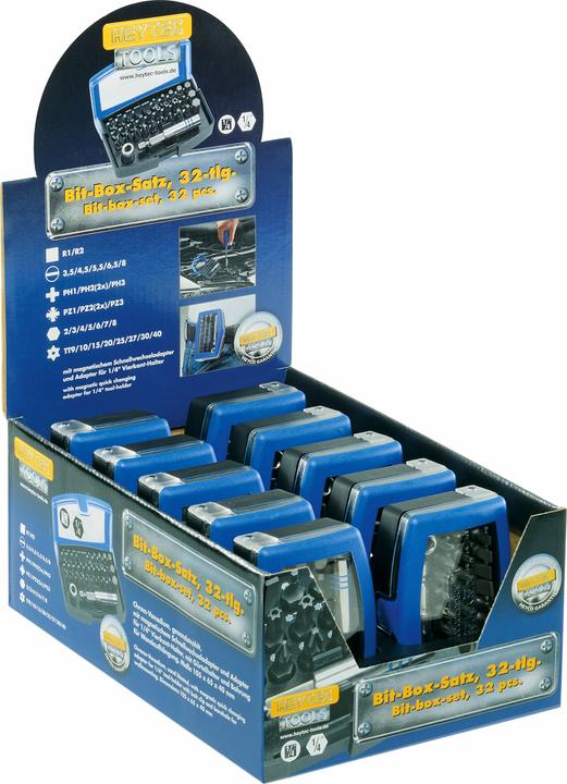 Produktbild HEYTEC Bit-Box-Satz, 32-tlg.