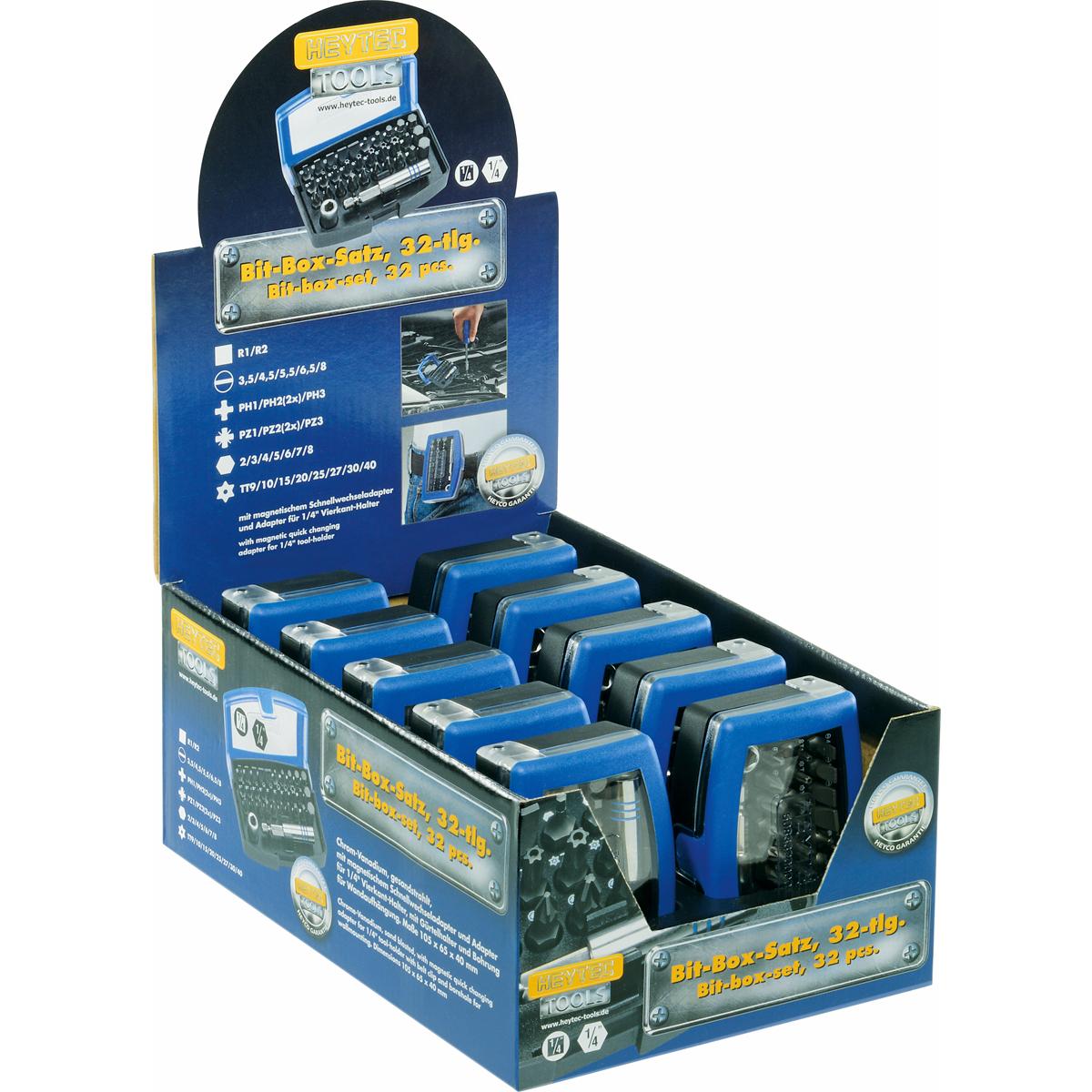 Thumbnail - HEYTEC, Bits, Bit-Box-Satz, 32-tlg. (32-tlg.)